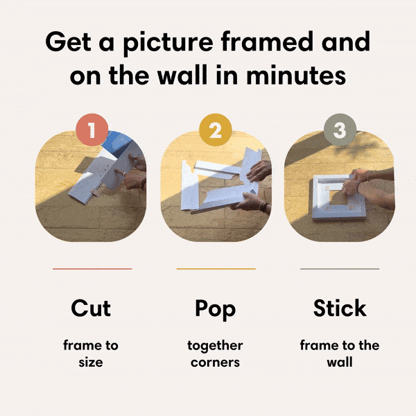 MEDIUM Pop-up Picture Frame Multipack | 30cm-50cm