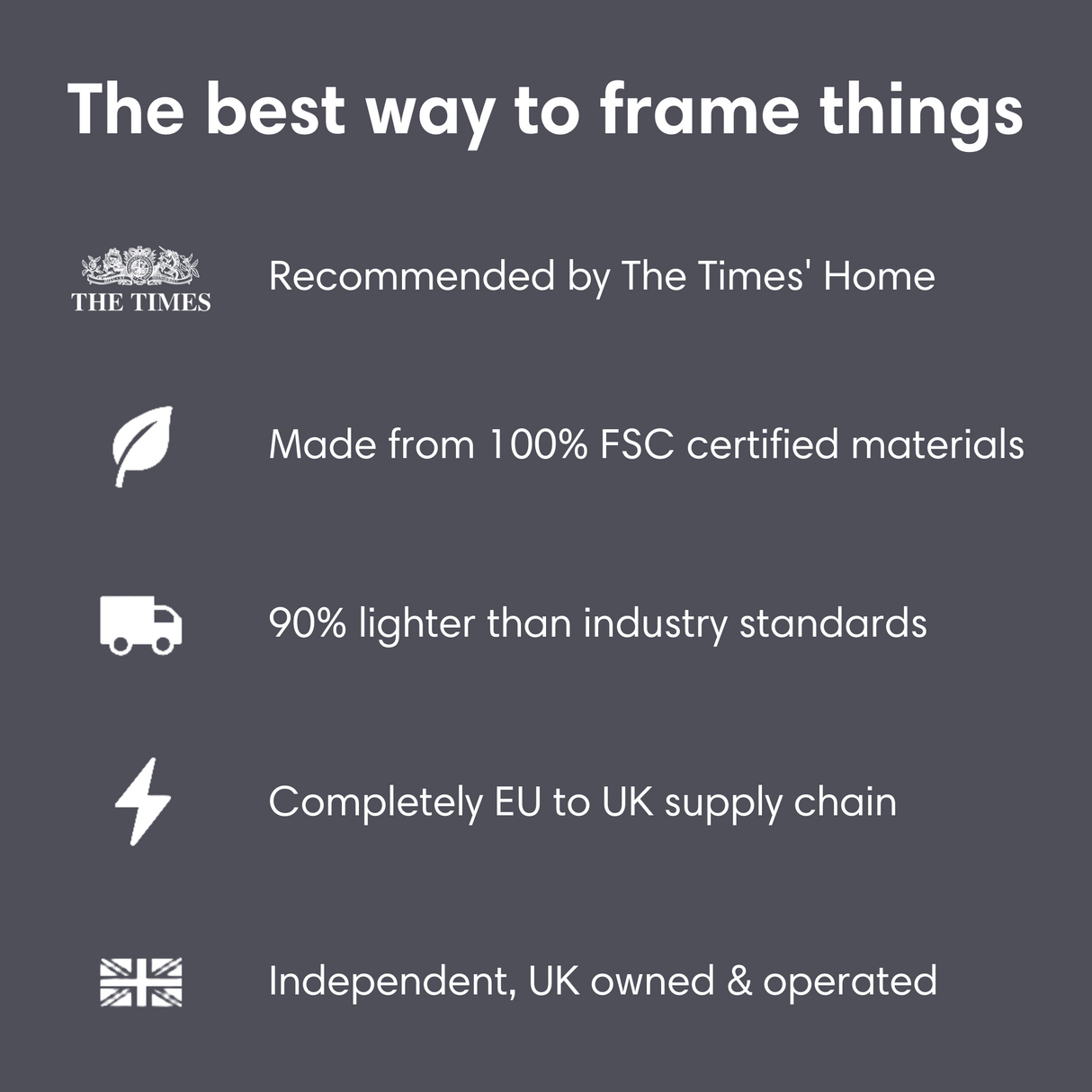 MEDIUM Pop-up Picture Frame Multipack | 21cm-50cm