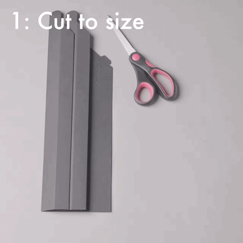 Captioned instructions on how to assemble a picture frame multipack