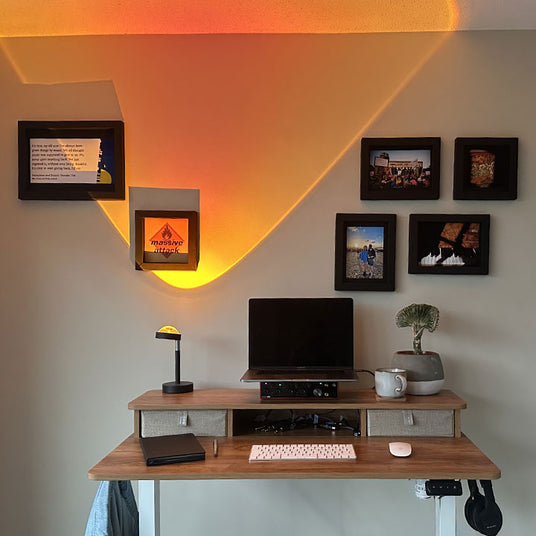 Gallery wall created with picture frame multipack