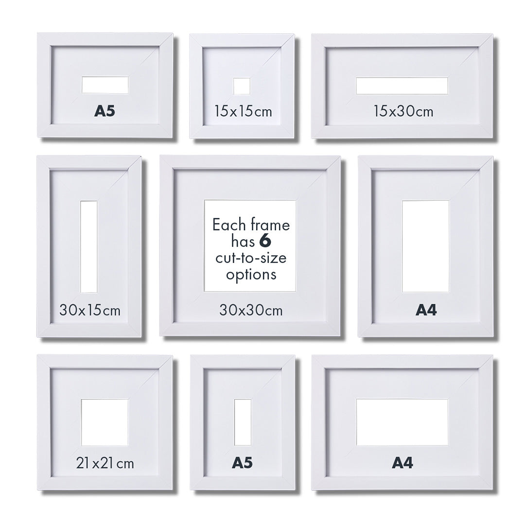 SMALL Pop-up Picture Frame Multipack | 15cm-30cm
