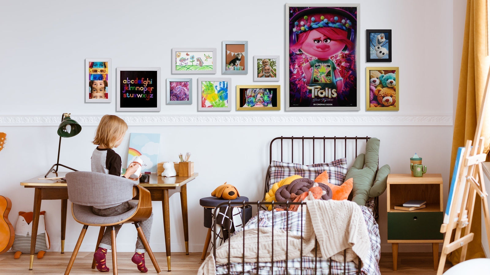 How to frame your kids' artwork (without cluttering the fridge)