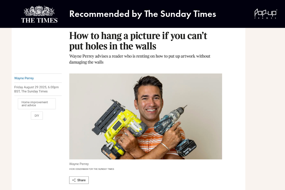 Pop-up Frames: Recommended by The Sunday Times