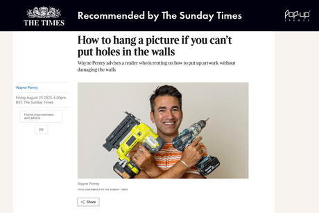 Pop-up Frames: Recommended by The Sunday Times