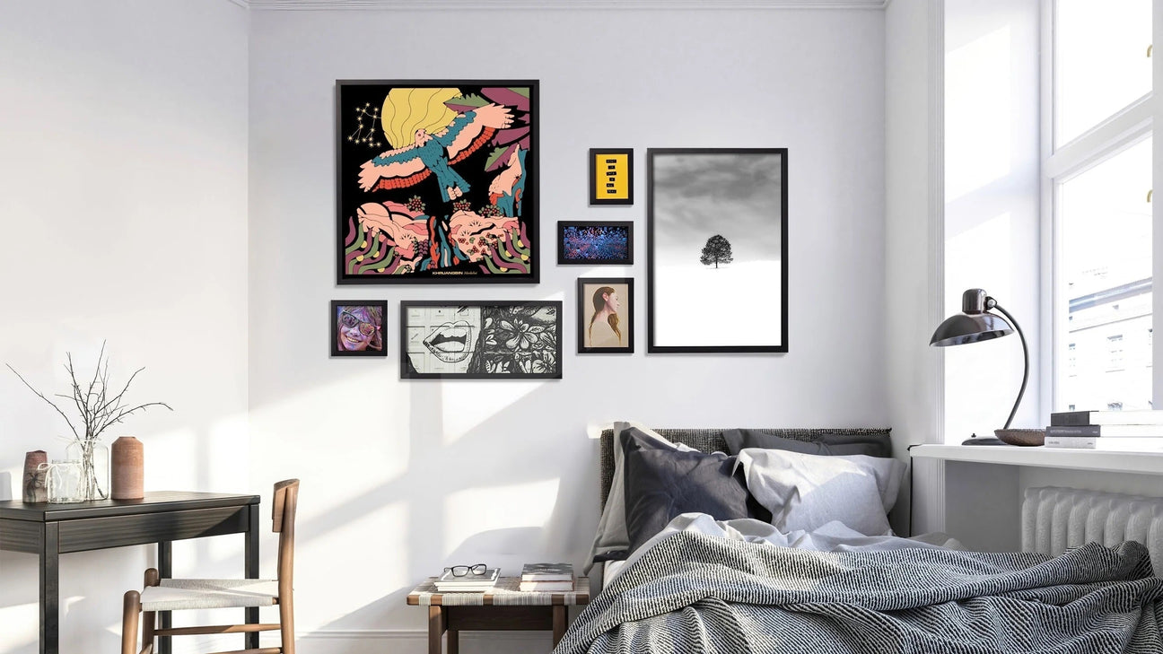 Make your walls your own with multisize picture frames