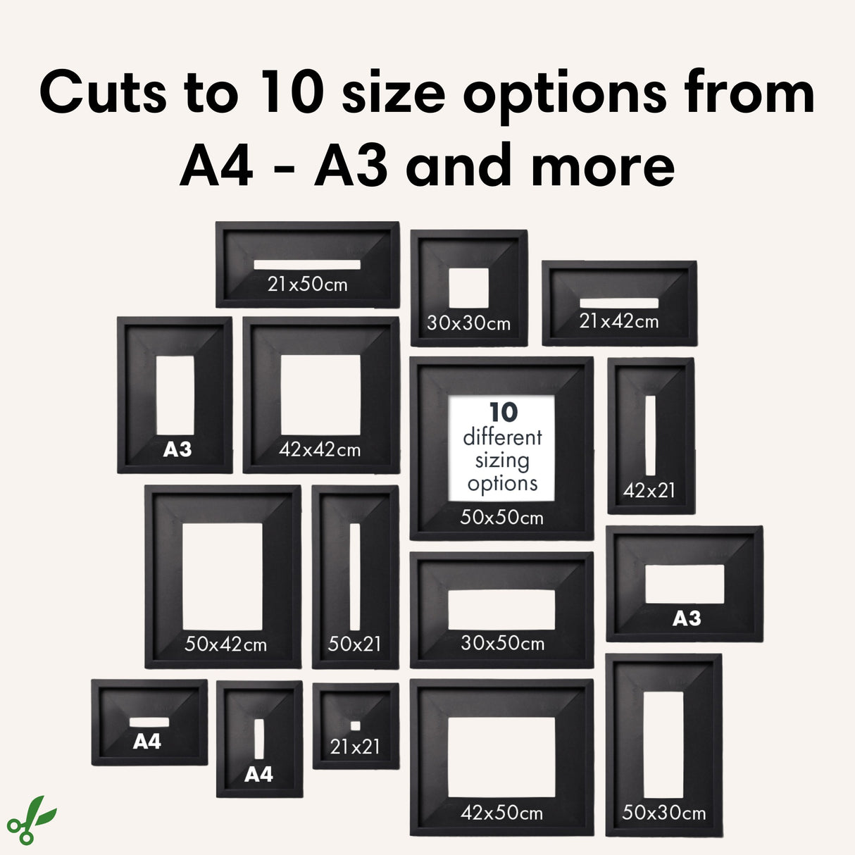 MEDIUM Multisize Picture Frame | 10 size options | A4 - A3+