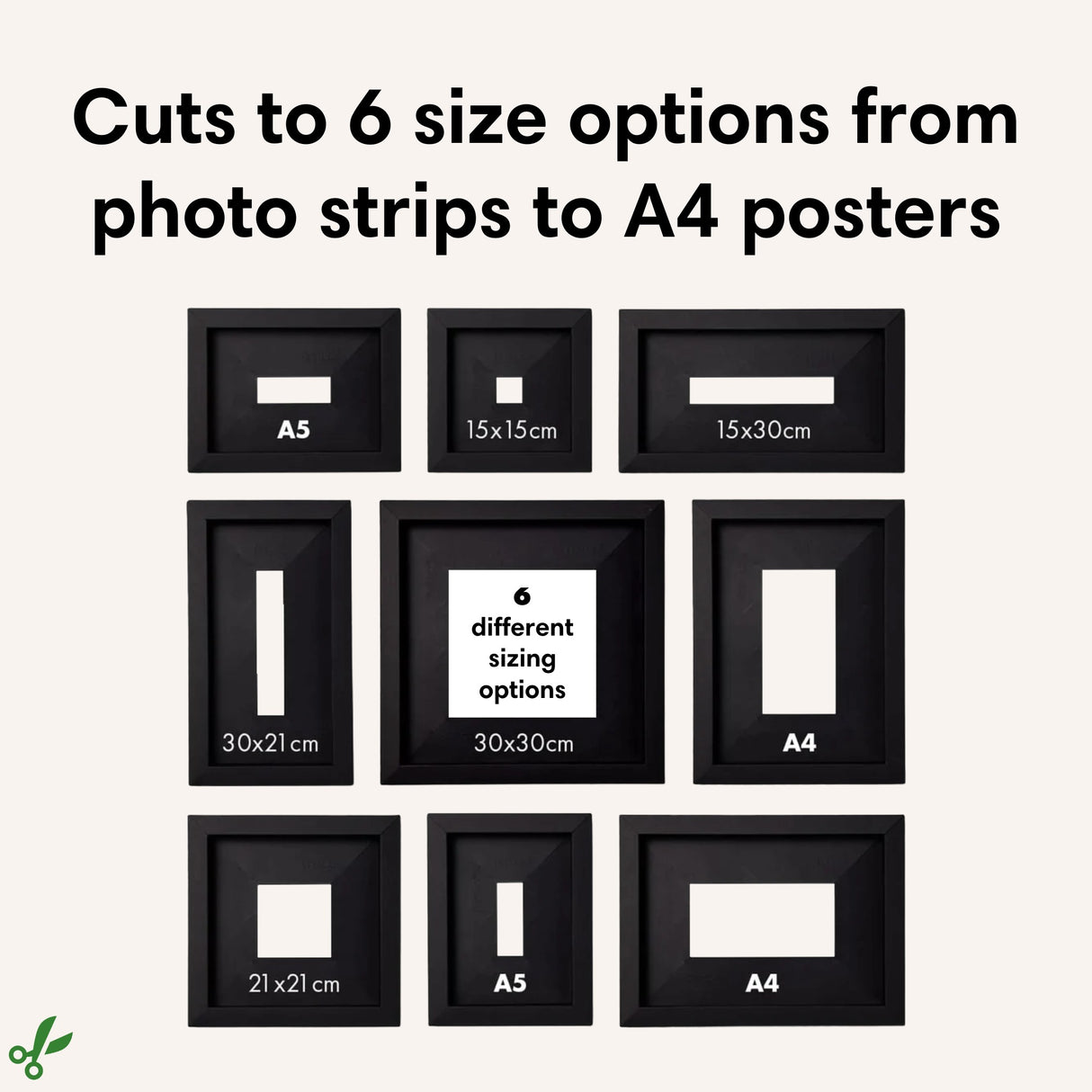 SMALL Multisize Picture Frame | 6 size options | Postcard - A4