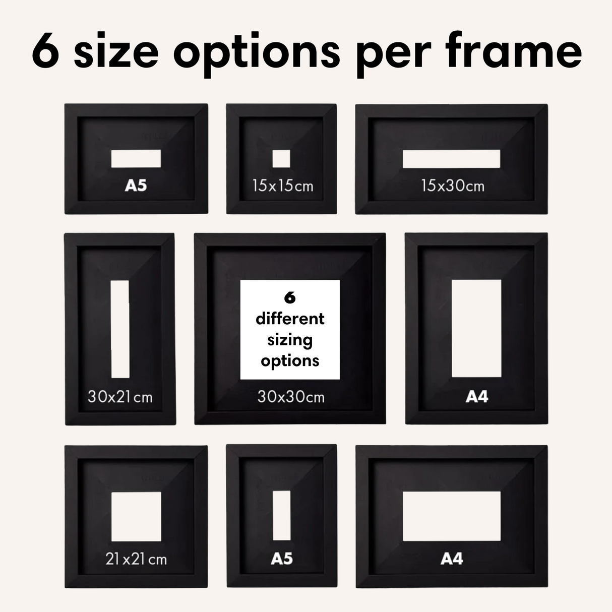 Picture Frame 3-pack for Uni Students
