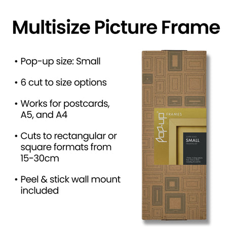 SMALL Pop-up Picture Frame | 15cm-30cm