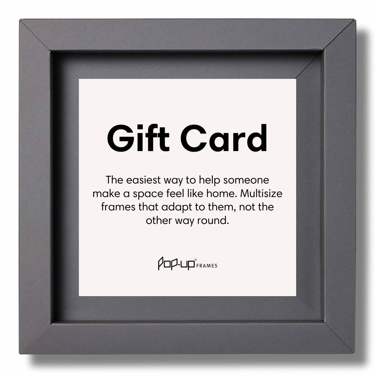 Pop-up Picture Frame Gift Card