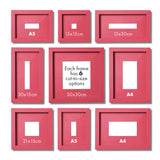 SMALL Pop-up Picture Frame Multipack | 15cm-30cm