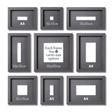 SMALL Pop-up Picture Frame Multipack | 15cm-30cm