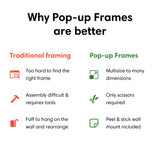 SMALL Pop-up Picture Frame | 15cm-30cm